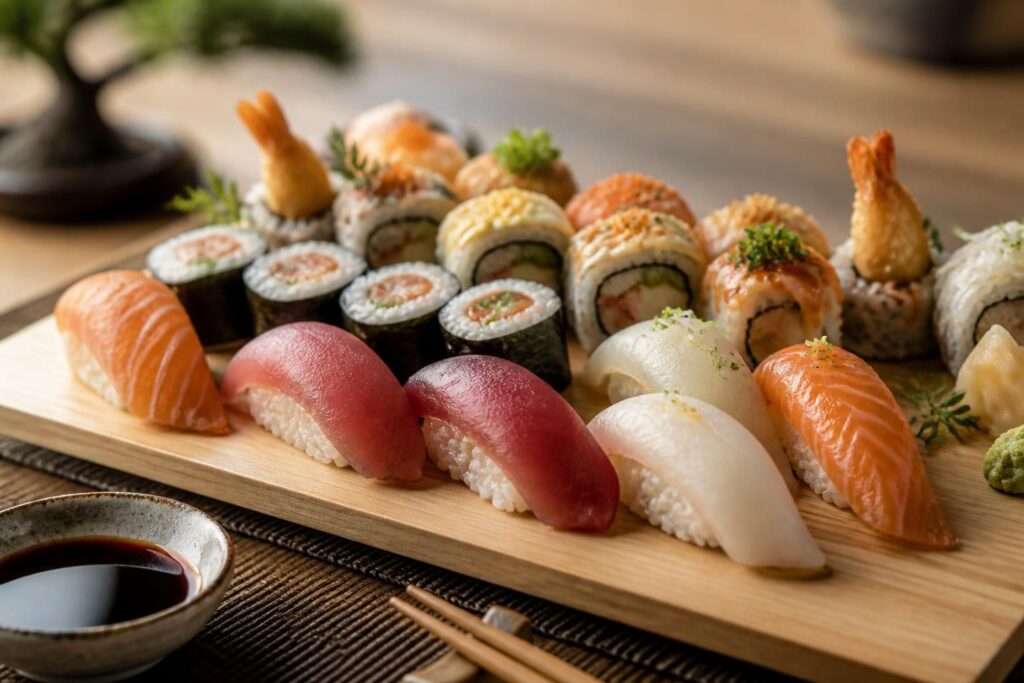 découvrez quels morceaux de sushi sont les moins caloriques pour composer une assiette saine et savoureuse. conseils et astuces pour bien choisir vos sushis tout en maîtrisant votre apport calorique.