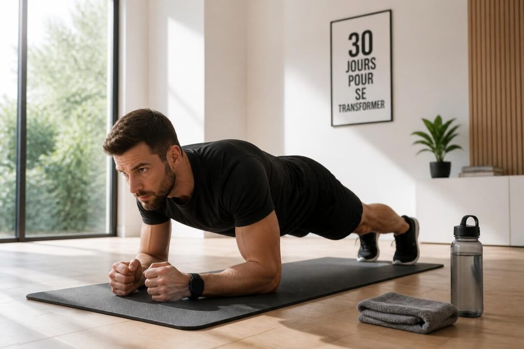 relevez le défi de la planche pendant 30 jours et transformez votre corps grâce à un exercice simple, efficace et accessible à tous. améliorez votre force, votre posture et votre silhouette dès aujourd'hui !