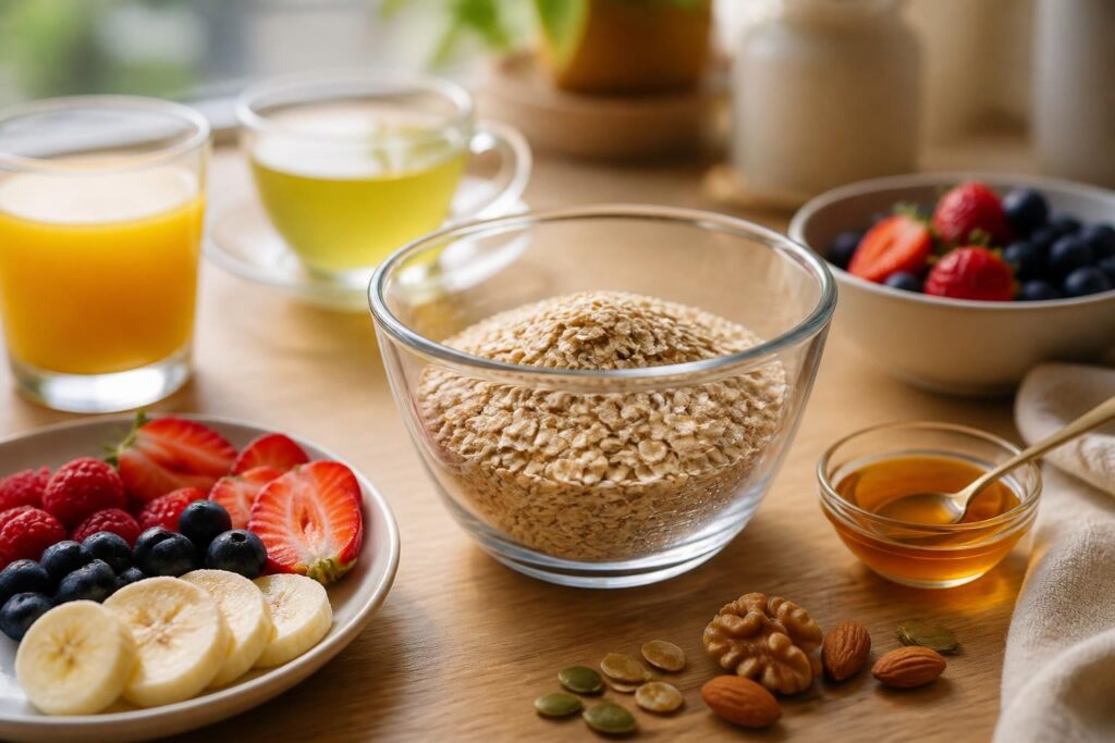 découvrez combien de calories contient le flocon d’avoine et quelle quantité privilégier pour un petit-déjeuner équilibré et nutritif.