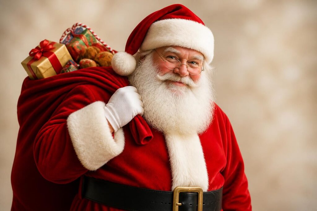 téléchargez et imprimez facilement notre dessin du père noël pour décorer vos fêtes et apporter une touche festive à votre décoration de noël.
