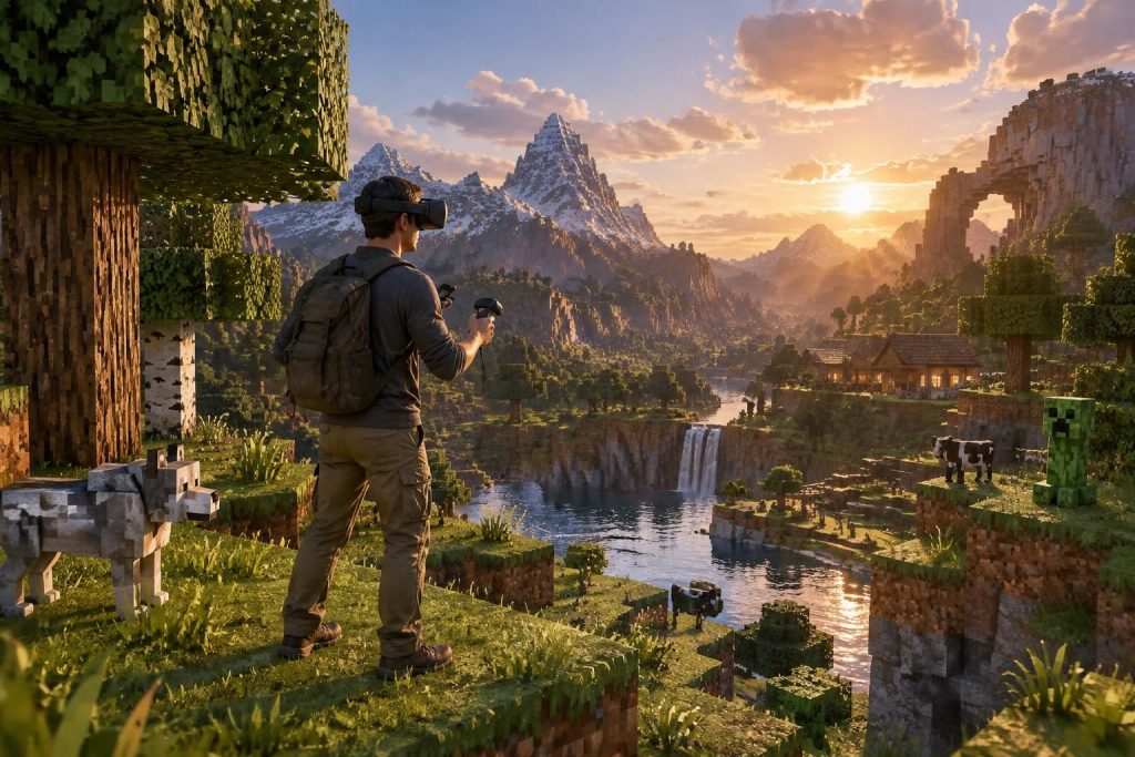 découvrez minecraft vr et plongez au cœur de l’univers cubique : explorez, construisez et survivez avec une immersion en réalité virtuelle totale.